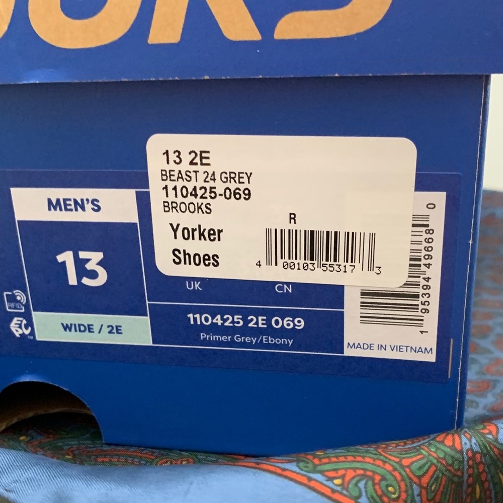 Brooks Men's Beast GTS 24 - Worn Twice Gently - Like Brand New 13 Wide 2e - Picture 4 of 15